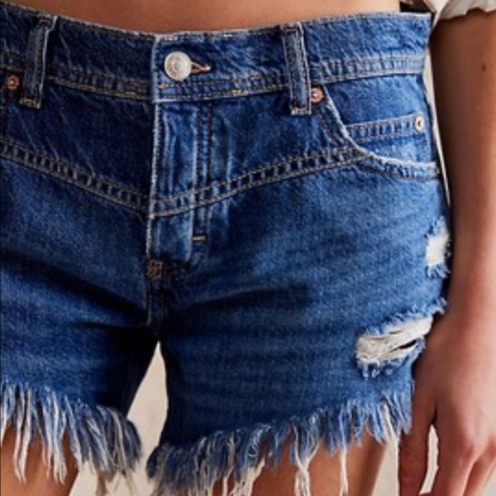 Free People Mid Rise Westwood Shorts
